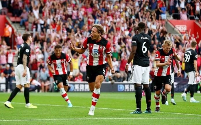 Jannik Vestergaard scored a late goal to help Southampton draw Manchester United