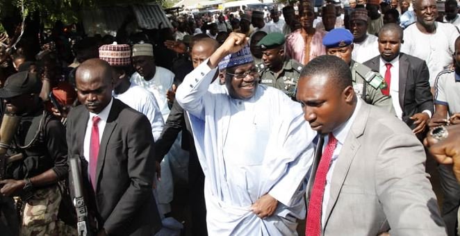 Rousing welcome for Senate President in Yobe