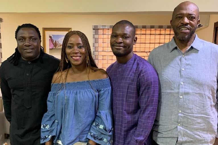 L-R: Chairman, Lagos Advertising and Ideas Festival (LAIF) Management Board, Steve Babaeko; Vice Chairman of the LAIF Management Board, Temitope Jemerigbe; Bolaji Alausa, member LAIF Management Board; and Jenkins Alumona, Publicity Secretary, Association of Advertising Agencies of Nigeria (AAAN), at a media roundtable on 2019 LAIF awards in Lagos recently