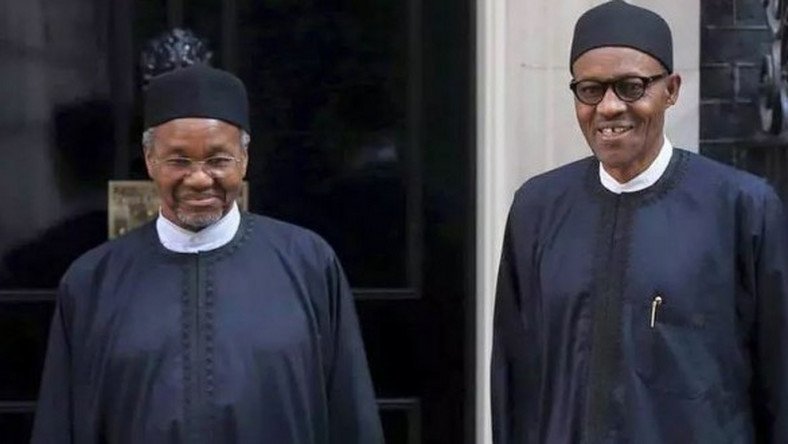 Malam Mamman Daura and President Muhammadu Buhari