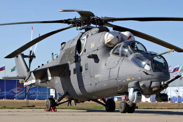 Mi-35 attack helicopter