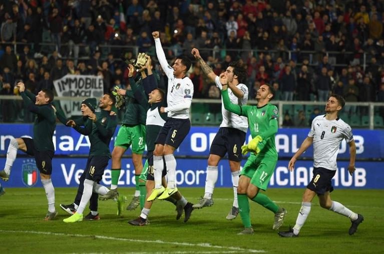Italy beat Armenia 9-1 in an EURO 2020 qualifiers