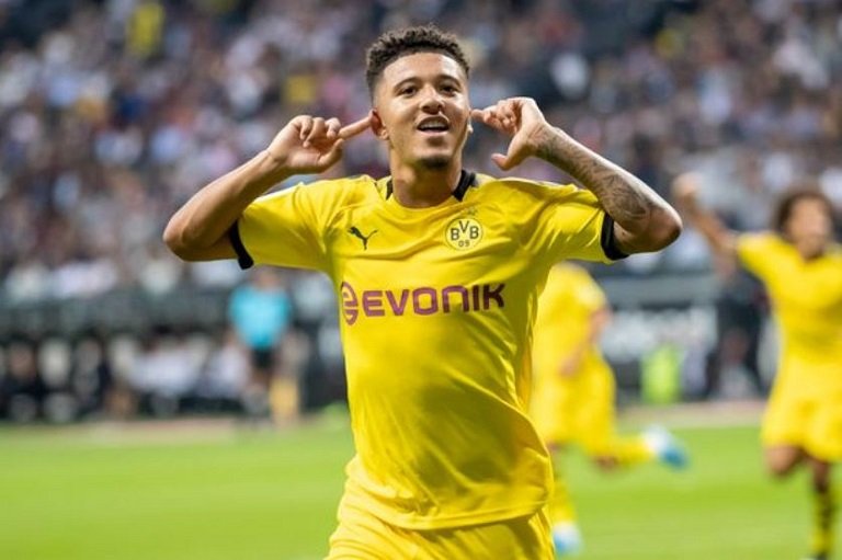 Jadon Sancho has made five assists in the league for Borssia Dortmund