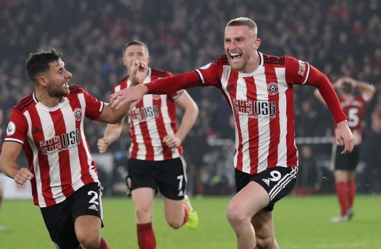 McBurnie scored a dramatic late goal as Sheffield United drew Manchester United at Bramall Lane