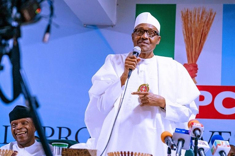 President Muhammadu Buhari recommended the dissolution of APC NWC