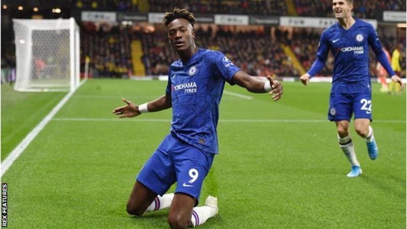 Tammy Abraham has scored three times in the Champions League for Chelsea