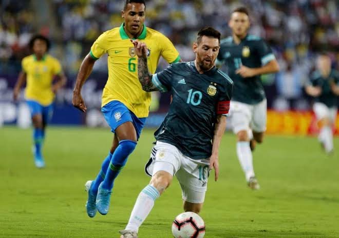 Lionel Messi has scored five goals against Brazil