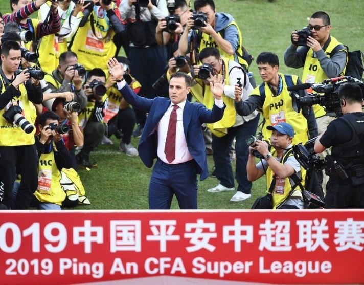 Fabio Cannavaro has led Guangzhou Evergrande to the Chinese Super League