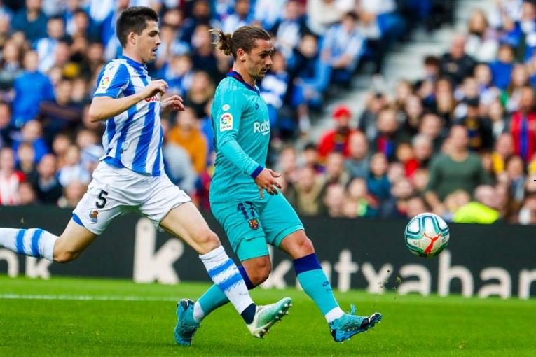 Antoine Griezmann scored again as Barcelona drew Real Sociedad