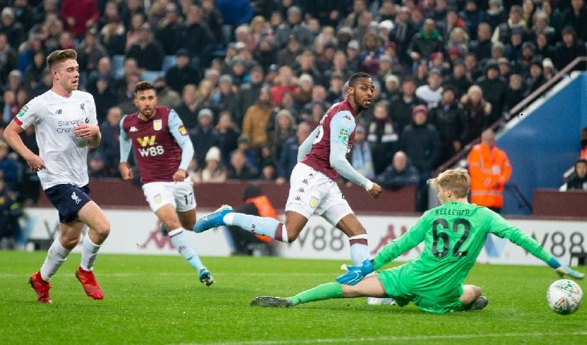 Jonathan Kodjia's last brace for Aston Villa came in the 2-2 draw against Brentford in the Championship in August 2018