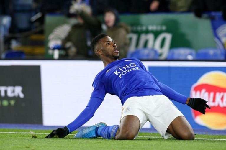 Kelechi Iheanacho scored Leicester City's only goal against Brentford in the FA Cup