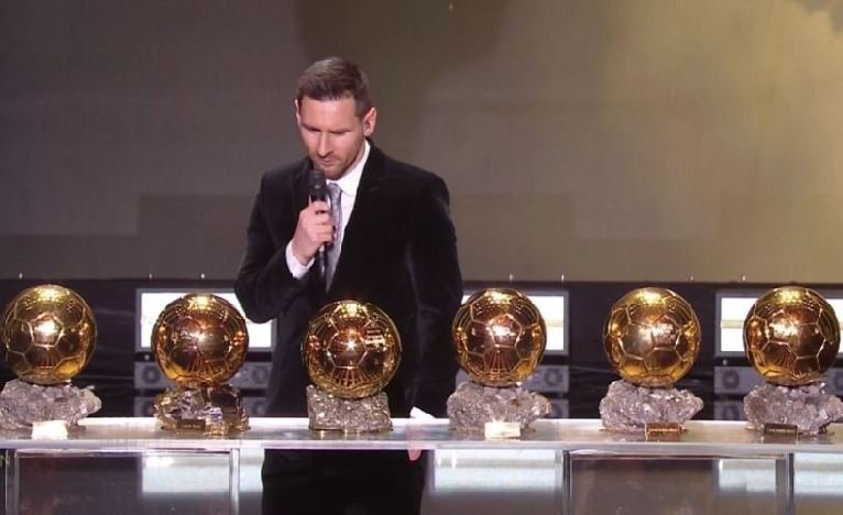 Lionel Messi has won a record sixth Ballon d'Or