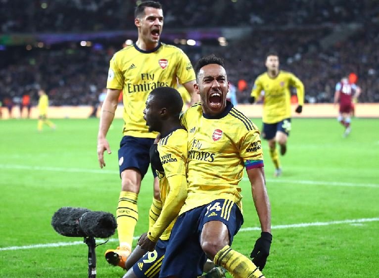 Arsenal's Pierre-Emerick Aubameyang has now scored 11 Premier League goals this season and 13 in all competitions