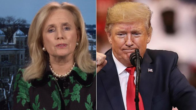 President Donald Trump mocked Rep Debbie Dingell