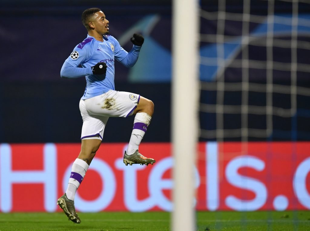 Gabriel Jesus' last 14 goals for Manchester City have all come away from the Etihad
