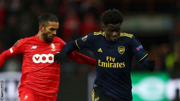 Bukayo Saka put in a strong performance for Arsenal on Thursday