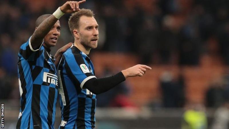 Ex-Manchester United fullback Ashley Young is one of Christian Eriksen's new team-mates at Inter Milan