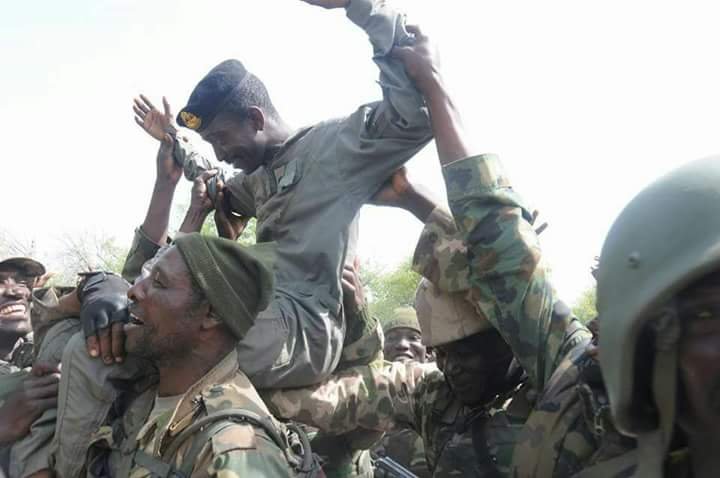 Lt. Col Abu Ali received recognition for his heroics against Boko Haram terrorists