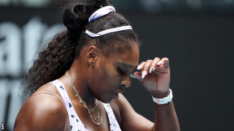 Serena Williams made 56 unforced errors against Wang Qiang, who only had 20