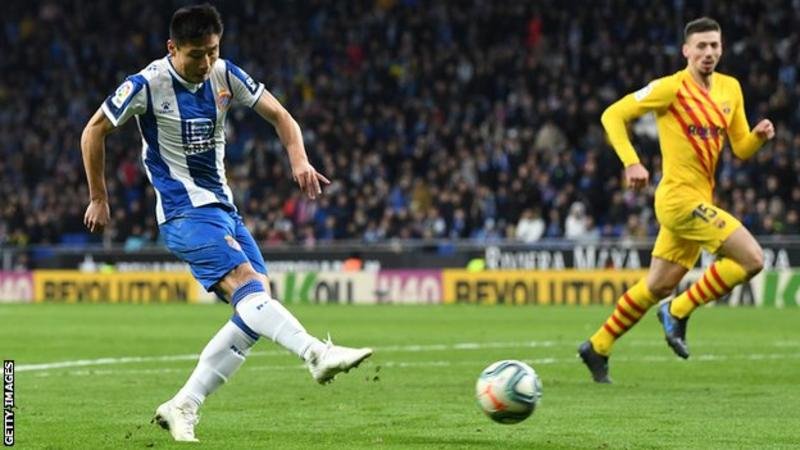 Wu Lei has scored six goals for Espanyol this season