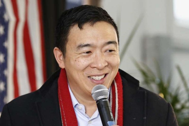 Democratic presidential candidate and entrepreneur Andrew Yang