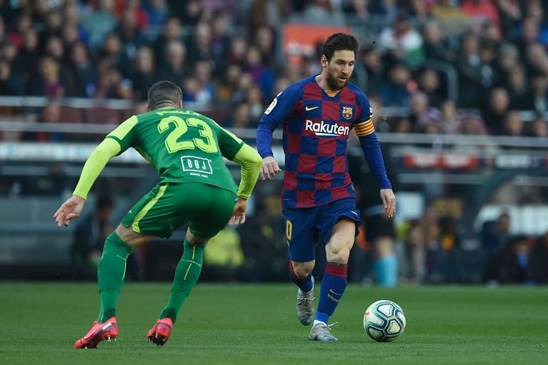 Lionel Messi scored four times as Barcelona thrashed Eibar 5-0 laliga