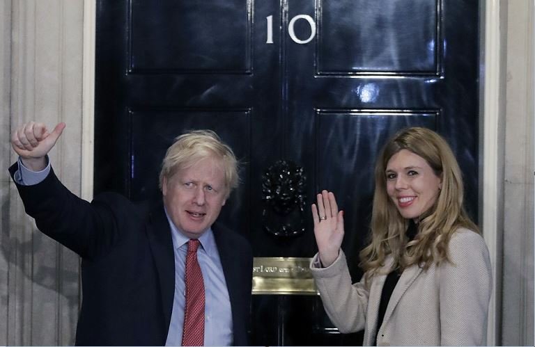 Carrie Symonds and Boris Johnson are engaged and expecting a baby in the summer