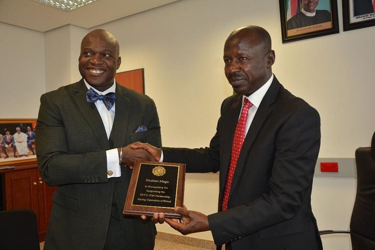 FILE PHOTO: Ibrahim Magu bags FBI award for excellence