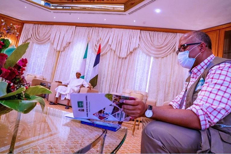 President Muhammadu Buhari met with the Health Minister and the NCDC DG