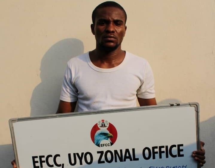 Abasiama Essien Ekopimoh alias Foster Scolt was jailed for internet fraud