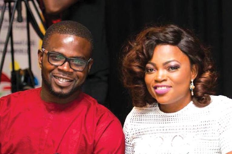 Funke Akindele and her husband JJC Skillz