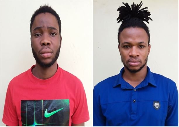 Idahosa Bobby and Aidamebor Israel were jailed for internet fraud