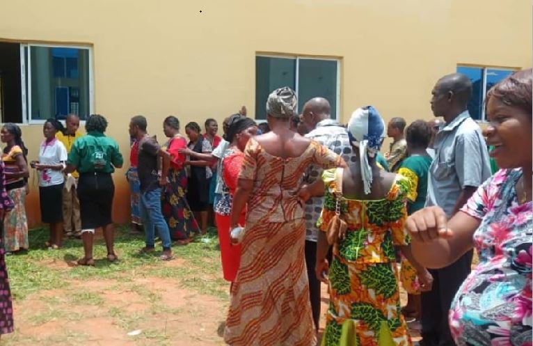 Some beneficiaries of the Conditional Cash Transfer scheme in Imo state. Photo: Tracka
