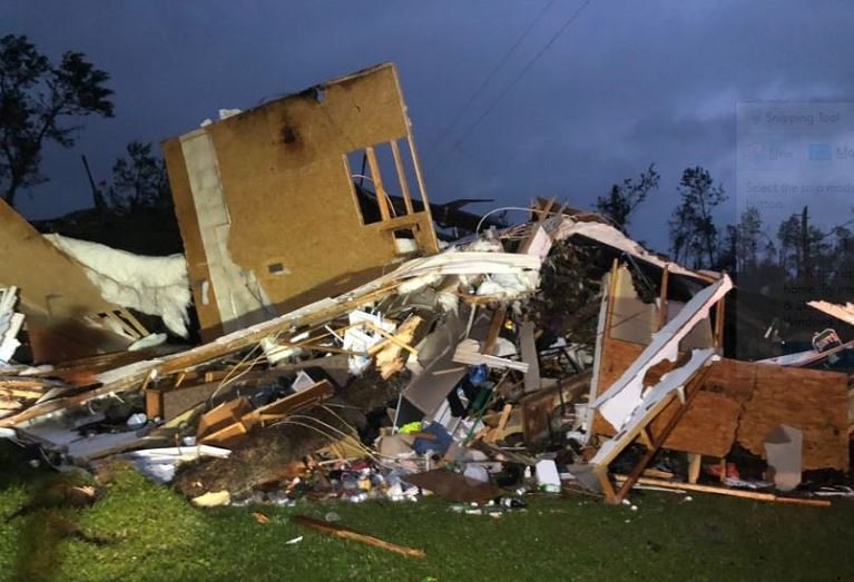 The tornadoes have ravaged Louisiana, Texas and Mississippi