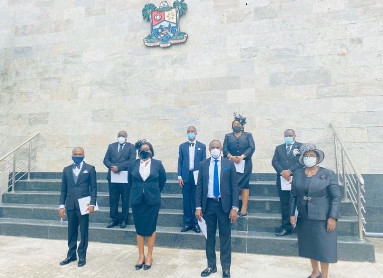Governor Babajide Sanwo-Olu has sworn in eight judges of the State High Court