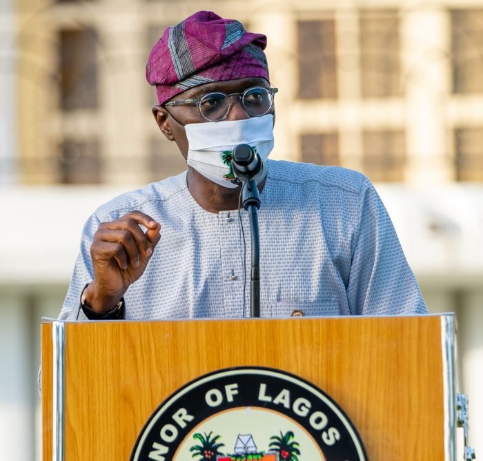 Governor Babajide Sanwo-Olu of Lagos COVID-19 e-hailing protesters