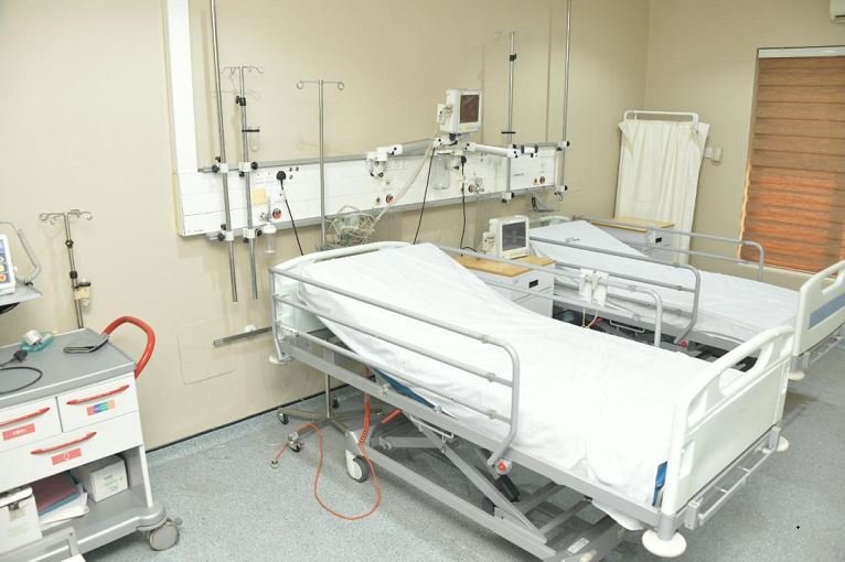 FILE: The Isolation Centre for Coronavirus treatment at the Gbagada General Hospital, unveiled by Governor Babajide Sanwo-Olu, on Friday, May 1, 2020.