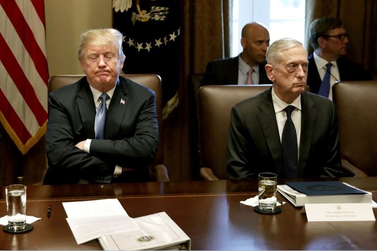 Former Defense Secretary James Mattis denounces President Donald Trump