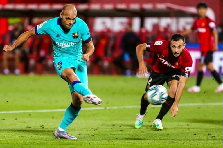 Martin Braithwaite is the third Danish player to score a La Liga goal for Barcelona, after Allan Simonsen and Michael Laudrup