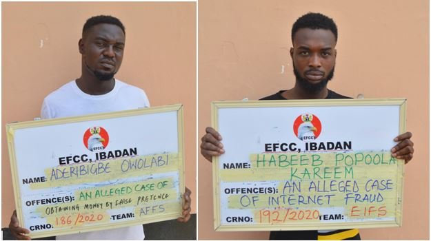 Court jails Owolabi Aderibigbe and Habeeb Popoola Kareem for impersonation