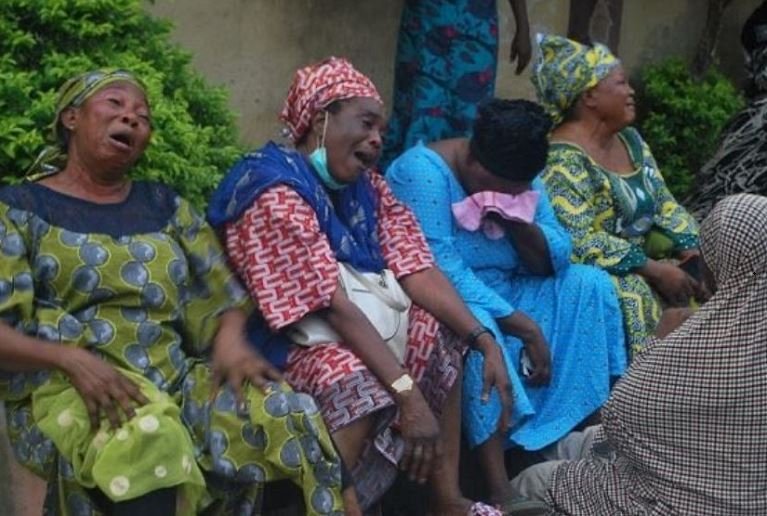 Sympathizers at his residence in Ibadan, Oyo State