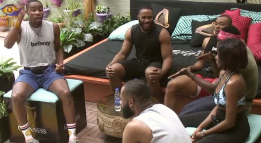 A scene from the fifth edition of BBNaija