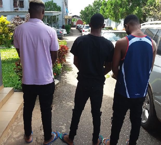 EFCC has arrested three internet fraudsters David Aguinede, Itua Benjamin and Daniel Oviasojie