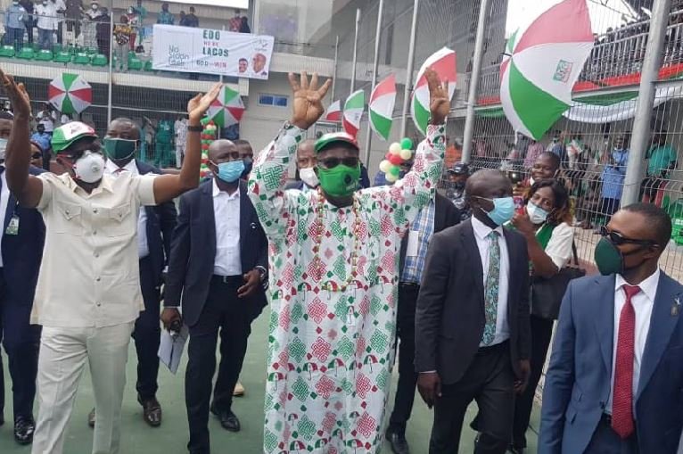 Governor Godwin Obaseki formally launched his PDP governorship campaign on 25 July 2020