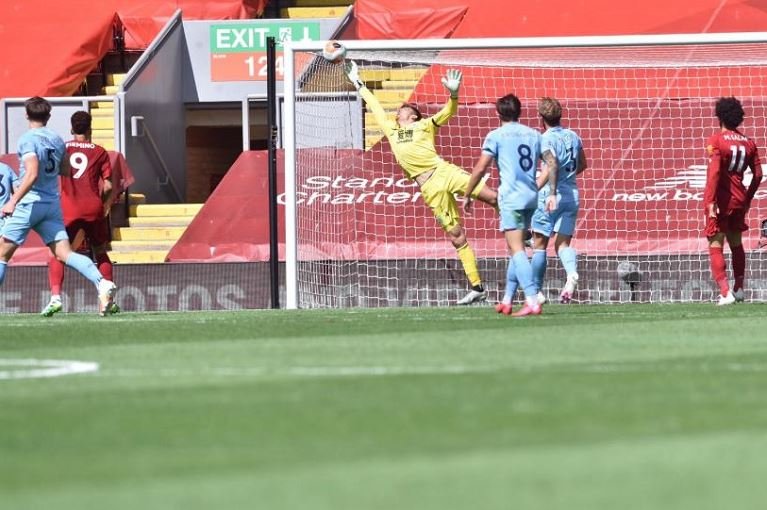 Jay Rodriguez scored a second half equaliser against Liverpool as Burnley took a point at Anfield