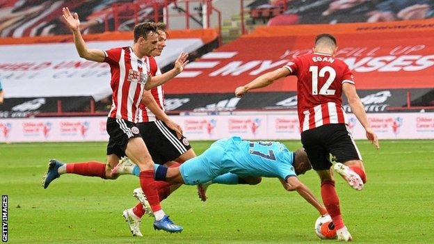 Kane's strike was ruled out by VAR because Moura was deemed to have handled the ball in the build-up
