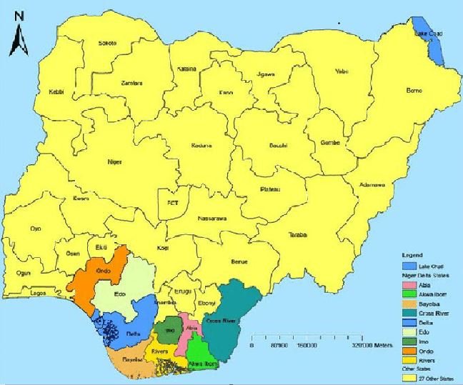 Niger Delta Region in Nigeria