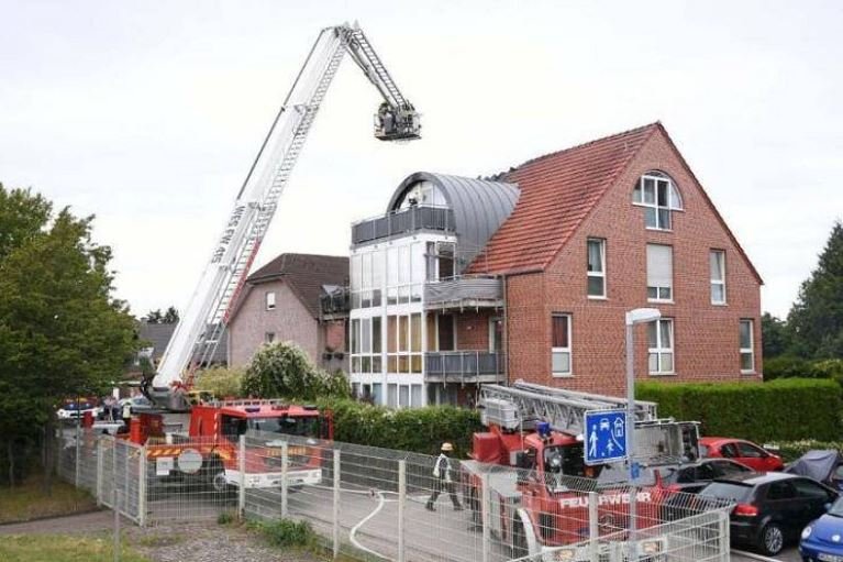 Three people died after a small aircraft crashed into a building in Wesel, Germany