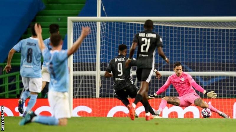 Four of Moussa Dembele's seven Champions League goals have been against Man City