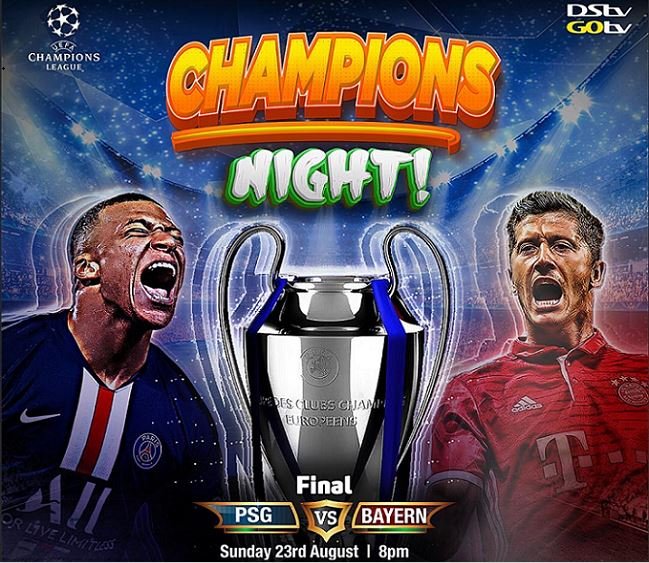 UEFA Champions League final PSG vs Bayern Munich